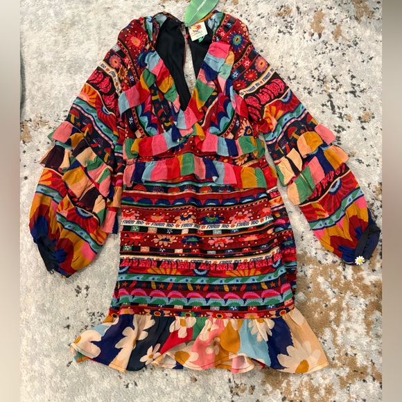 FARM Rio Dresses & Skirts - FARM Rio Multicolor Floral Dress NWT